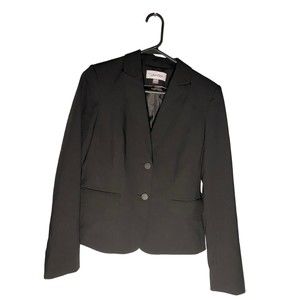 Calvin Klein single breasted blazer Black Womens 2